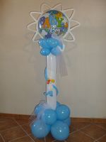 Baby boy moon star balloons photo