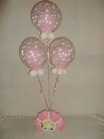 Bubble hearts balloons