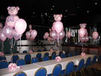 balloon bouquets with bow case