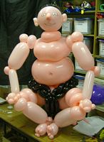 balloon sumo wrestler