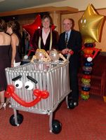 balloon shopping trolley