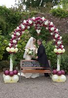 balloons wedding arch