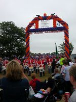 balloons celebration arch