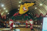 balloons christmas decor