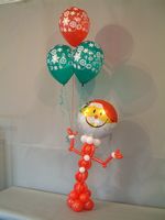 balloon baby santa