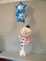 balloon baby snowman