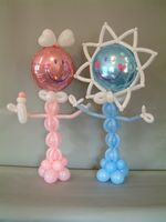 balloon baby twins