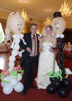 balloon garden brides and grooms