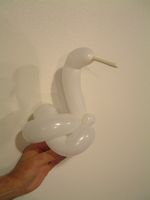 balloon swan