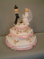 balloon wedding cake